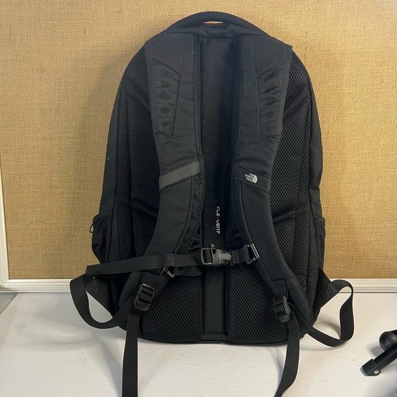 The North Face Jester Backpack Black Red Gray - Picture 10 of 14
